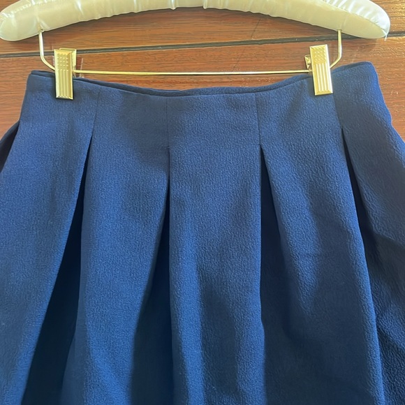 Black Halo Navy Skirt - Picture 3 of 7